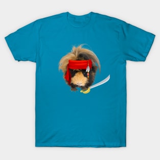 Very cute pirate guinea pig with sword T-Shirt